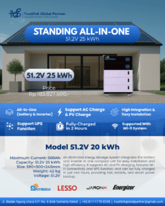 STANDING ALL IN ONE 51.2V 25 KWH